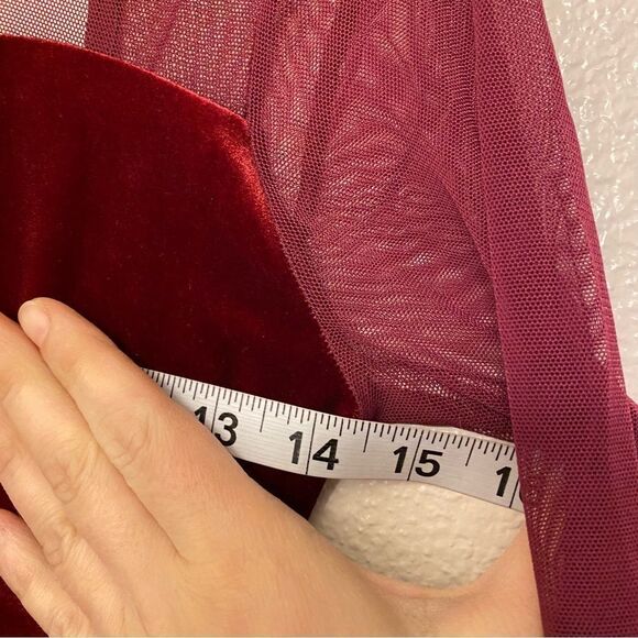 Weissman Slow me Down lyrical dance 9249 Burgundy Asymmetrical child LC - Picture 7 of 11